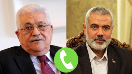 فلسطین، اسماعیل ہنیہ اور محمود عباس کی گفتگو