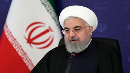 ڕۆحانی: یەکگرتنی جەماوەری ئێران ڕێی لە گوشاری ئەژنۆی ئەمریکییەکان لە سەر بینەقاقای ئەم گەلە گرتووە