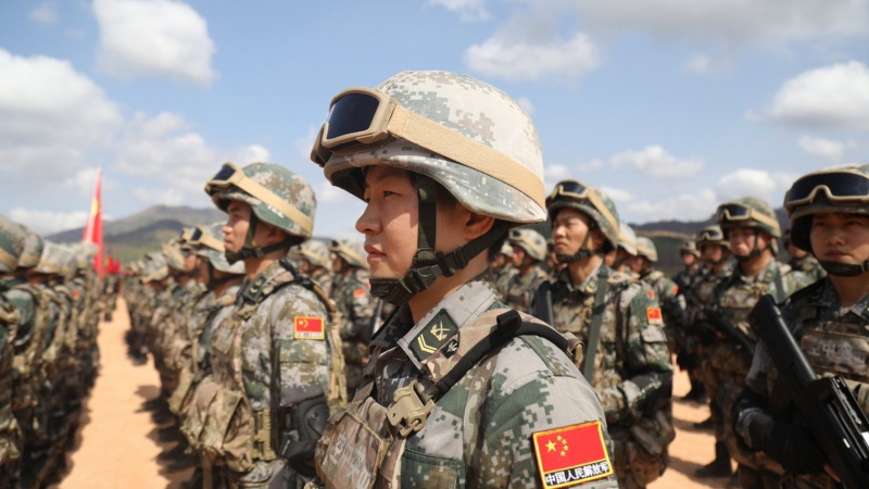 ہندوستان سے ملحقہ سرحدی علاقے میں چین کی فوجی مشقیں 