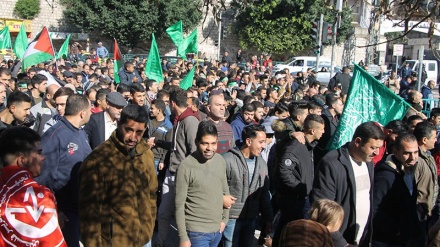 غزہ میں فلسطینیوں کا مارچ، مسجد الاقصی کی حمایت کا اعلان