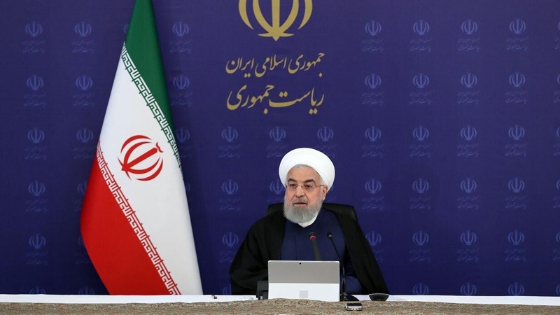 ایران سخت حالات میں بھی اپنے پیروں پر کھڑا ہے: صدر روحانی 