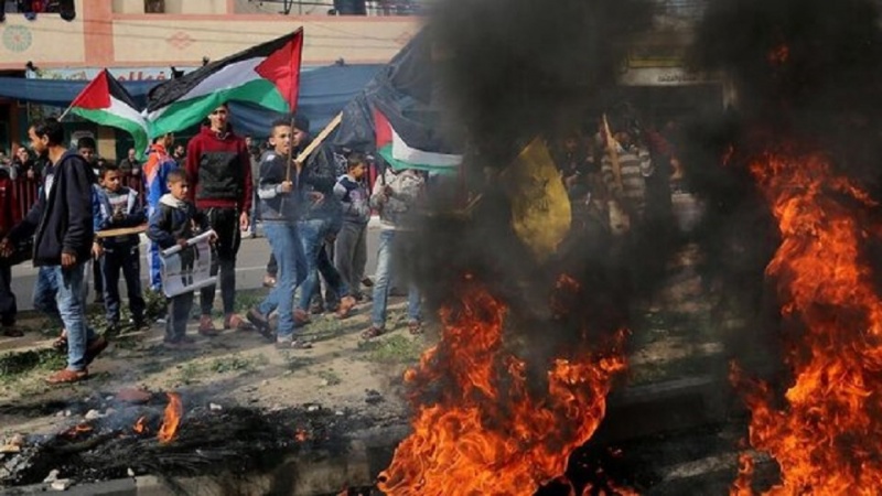 فلسطینی مظاہرین پر اسرائیل کا حملہ، متعدد فلسطینی زخمی