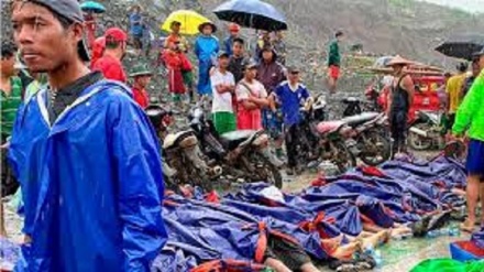 Myanmarda torpaq sürüşməsi nəticəsində 166 nəfər həyatını itirib