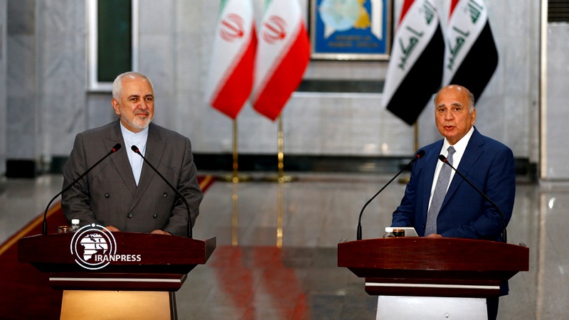 جواد ظریف کا دورۂ عراق، وزیر اعظم اور وزیر خارجہ سے کی ملاقات