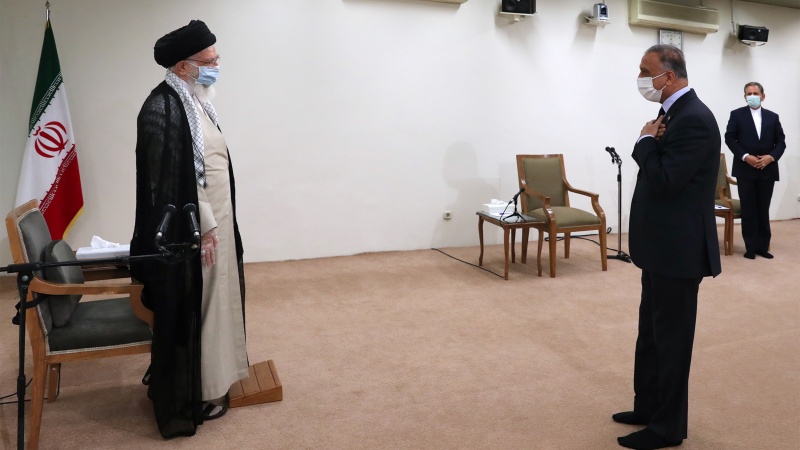 عراقی وزیر اعظم کی رہبر انقلاب اسلامی سے ملاقات 
