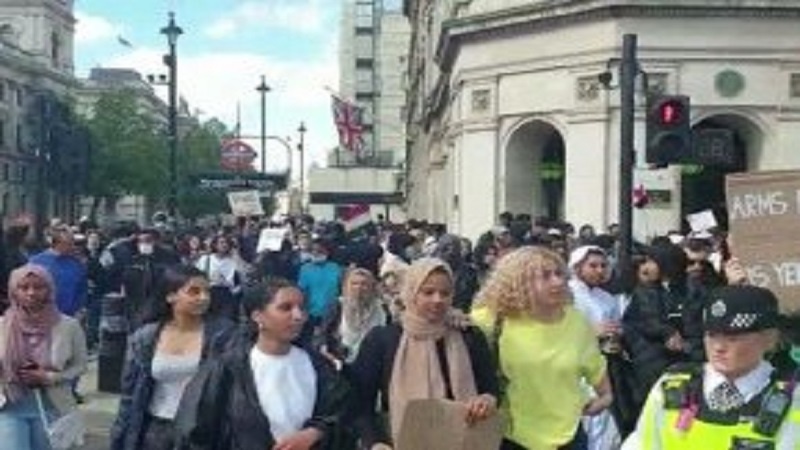 Londonda səudların Yəməndəki cinayətlərinə qarşı aksiya keçirilib