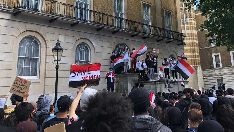 لندن میں سعودی جرائم کے خلاف مظاہرہ ۔ ویڈیو