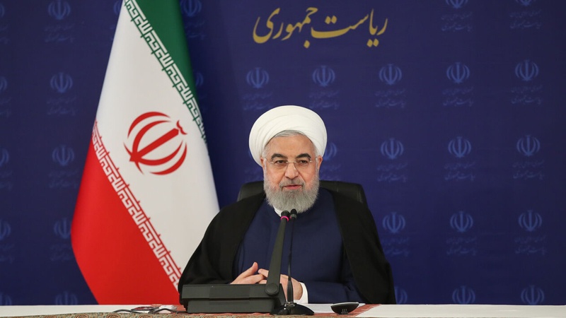 ایرانی عوام کی پائیداری کا راز مکتب کربلا ہے: صدر روحانی