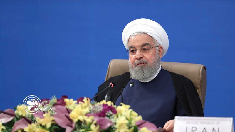 دہشت گرد امریکی فوجی خطے سے باہر نکل جائیں: صدر ایران