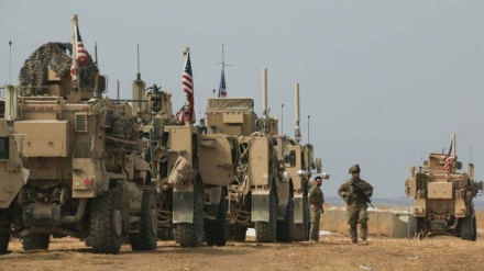 شام، امریکی کاروان پر پھر حملہ