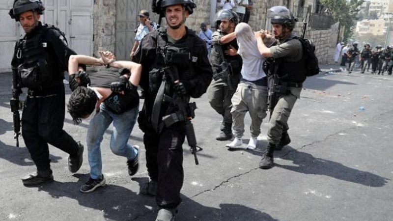 مقبوضہ علاقوں میں صیہونی اشتعال انگیزی اور فلسطینیوں کی گرفتاری کا سلسلہ جاری