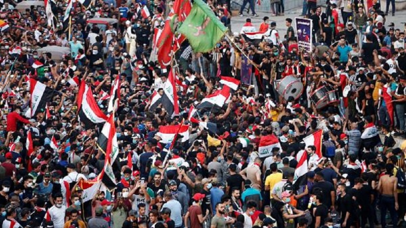 عراق، مظاہروں میں امریکا اور عرب ممالک ملوث، رکن پارلیمنٹ کا بیان
