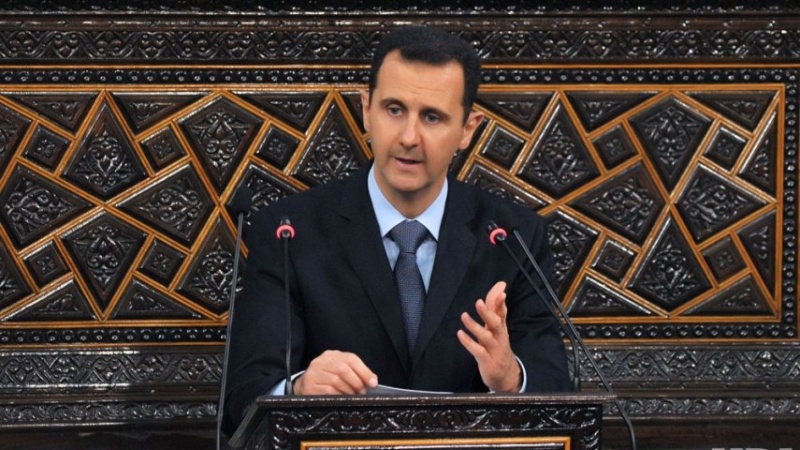 امریکہ کو علاقے میں داعش جیسے دہشتگرد گروہوں کی ضرورت ہے : بشار اسد