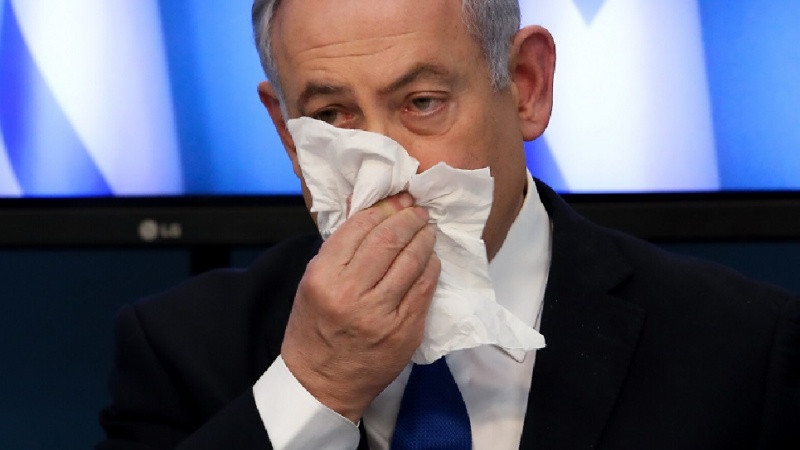 اسرائیلی میڈیا کا نتن یاہو پر حملہ، کورونا کے سامنے پست ہوئی حکومت