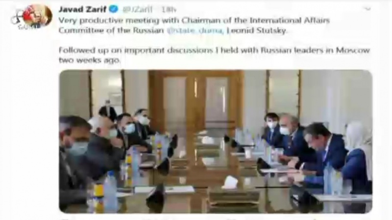 روسی حکام اور ایران کے وزیر خارجہ کے درمیان اہم ملاقاتیں