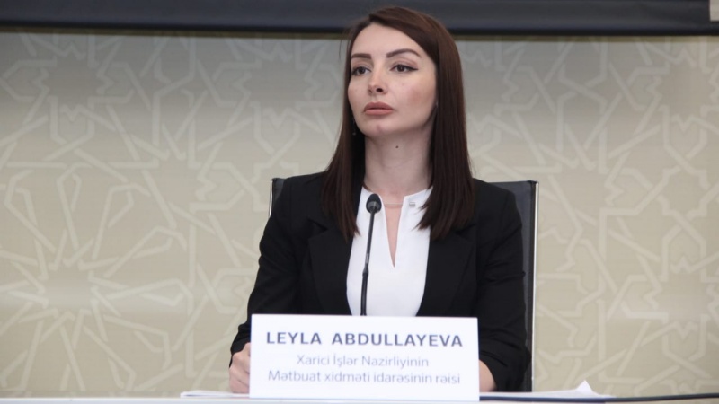 Leyla Abdullayeva: Ermənistanın hərəkəti özünü aldatmaqdan başqa şey deyil