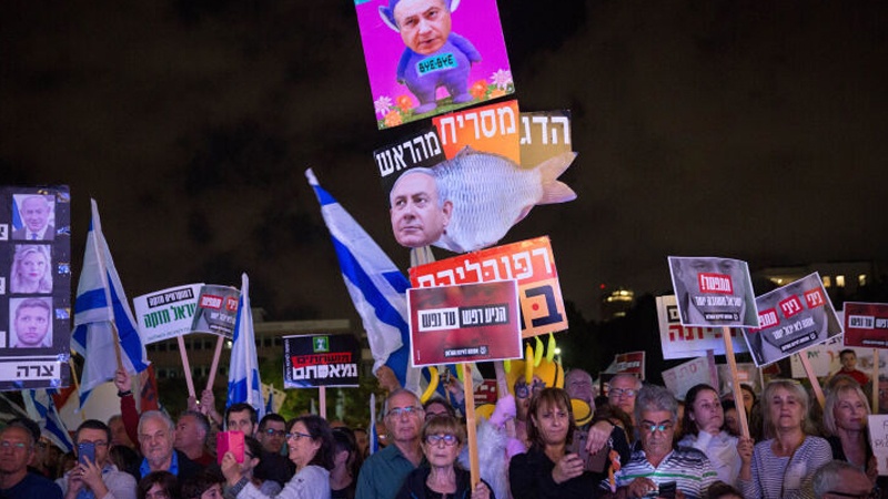 اسرائیلی وزیر اعظم نتن یاہو کے خلاف مظاہروں میں شدت