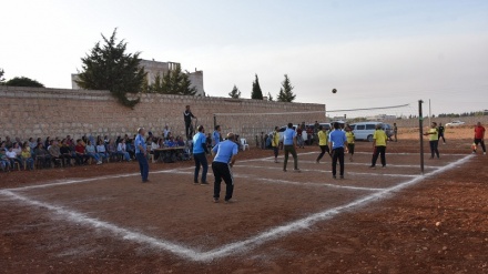 Di turnuvoya voleybol a herêma Efrînê de tîma Sînan bi serket