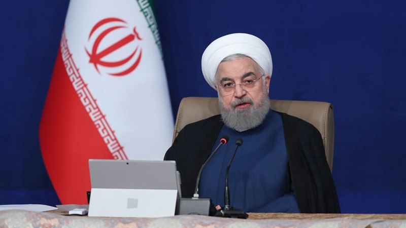 ایران کے مقابلے میں امریکی بدمعاشی نہیں چلے گی: صدر روحانی