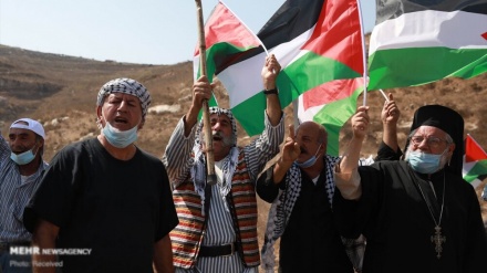 فلسطینیوں اور غاصبوں میں ٹکراؤ