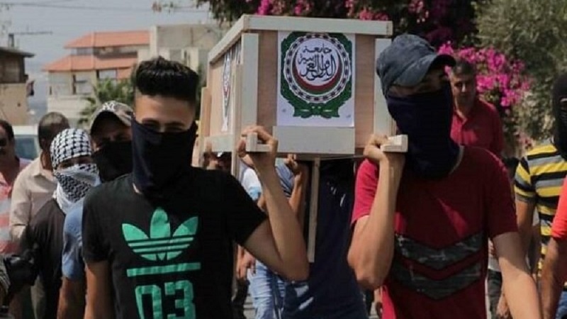  عرب لیگ کا تابوت فلسطینیوں کے کاندھوں پر 