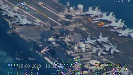 بڑے شیطان پر ایران کی نظر+ تصاویر و ویڈیو