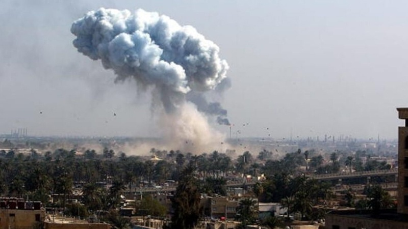 بغداد کے الخضراء علاقے پر مارٹر حملہ 