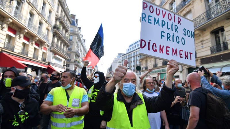 Parisdə 150 aksiya iştirakçısı saxlanıldı