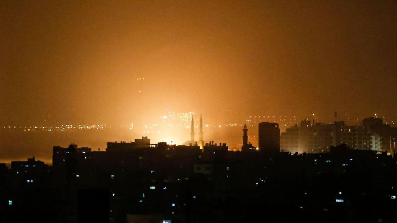 غزہ پرصیہونی دشمن کی گولہ باری