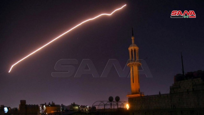 Suriya HHM qüvvələri sionist rejimin raket hücumuna cavab veriblər