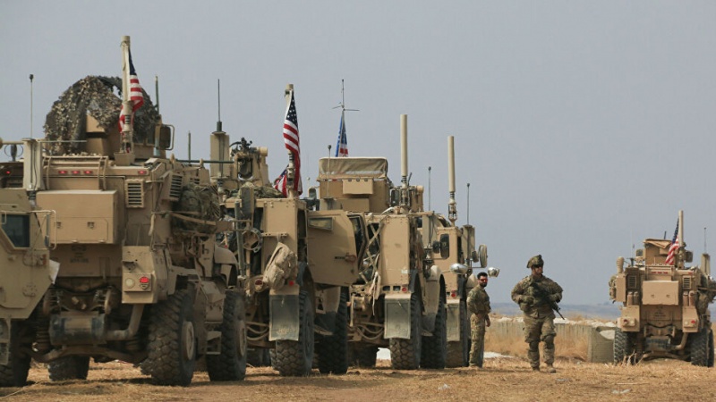عراق میں امریکی دہشتگرد پھر نشانے پر آئے