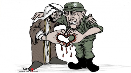 عرب اسرائیل امن معاہدہ ۔ کارٹون