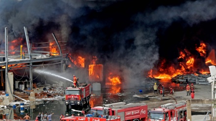 بیروت کی بندرگاہ میں پھر لگی آگ، آگ پر کنٹرول، امدادی کام جاری + ویڈیو