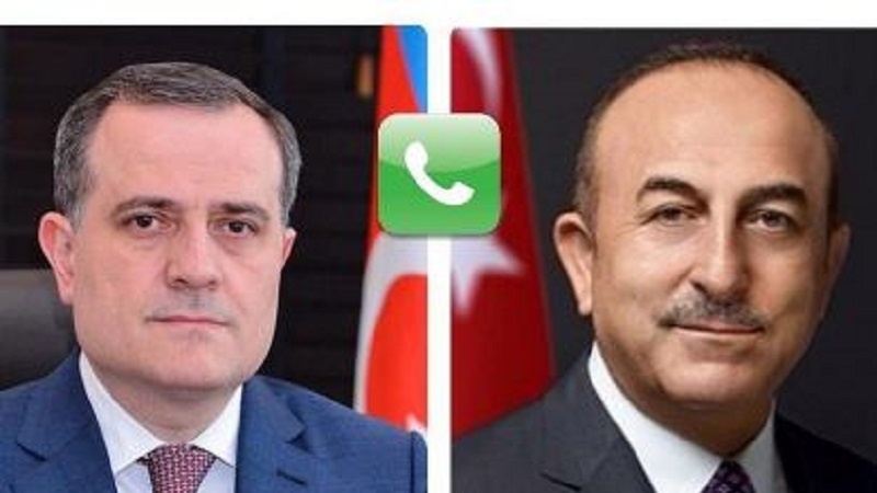 Azərbaycan Respublikası ilə Türkiyənin xarici işlər nazirləri Qarabağ müharibəsini müzakirə ediblər