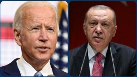 Erdogan pîrozbahî li Joe Biden kir 