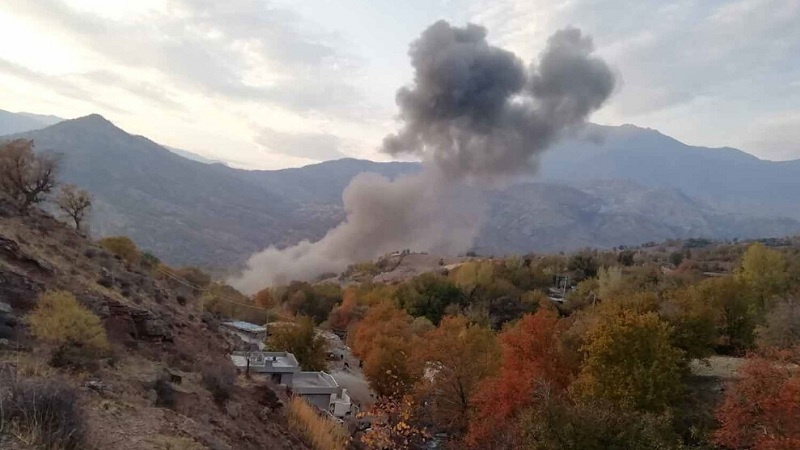 Balafirên dewleta Tirkiyê gundekî Şengalê bombebaran kir