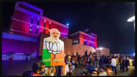 ریاستی اسمبلی انتخابات میں حکمراں جماعت بی جے پی کا دبدبہ قائم