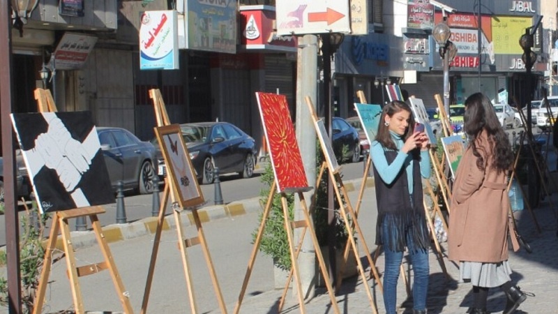 Li Kerkûkê pêşengeheke hunerî ya kolanî hate lidarxistin