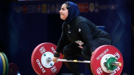 ایرانی لڑکیوں کی عالمی ویٹ لفٹنگ مقابلوں میں شرکت