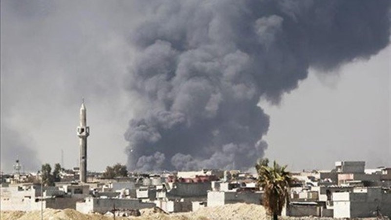 یمنی عوام کا مظاہرہ اور سعودی اتحاد کی بمباری