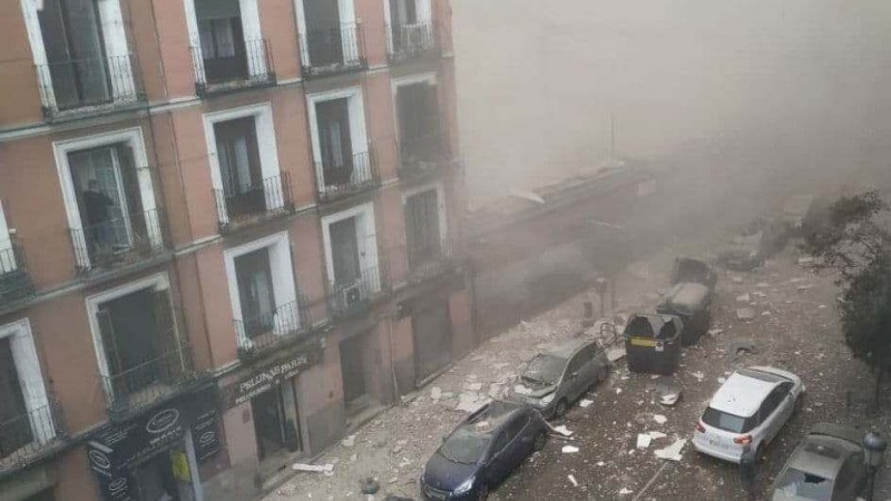 اسپین میں دھماکہ 3 ہلاک 8 زخمی