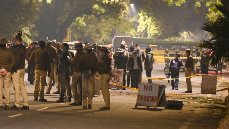 ہندوستان میں صیہونی سفارت خانے کے قریب دھماکہ 