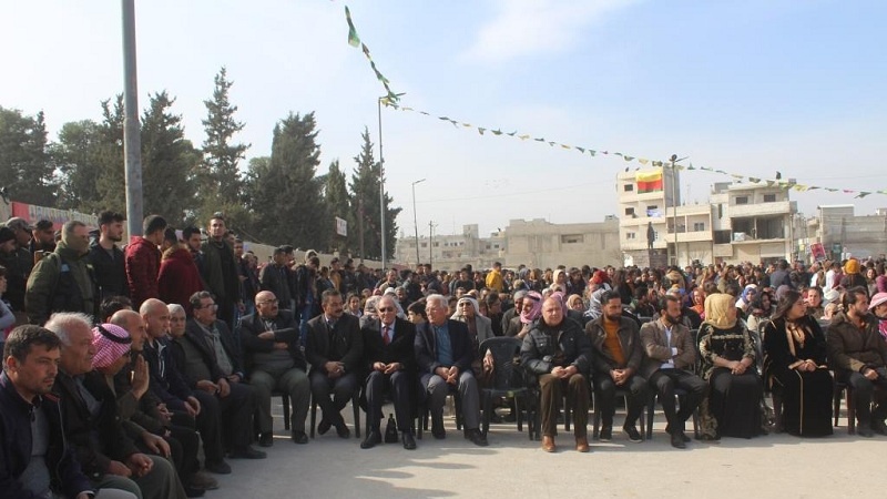 Şêniyên Kobanê salvegera 6'emîn a rizgarkirina bajarê xwe pîroz dikin