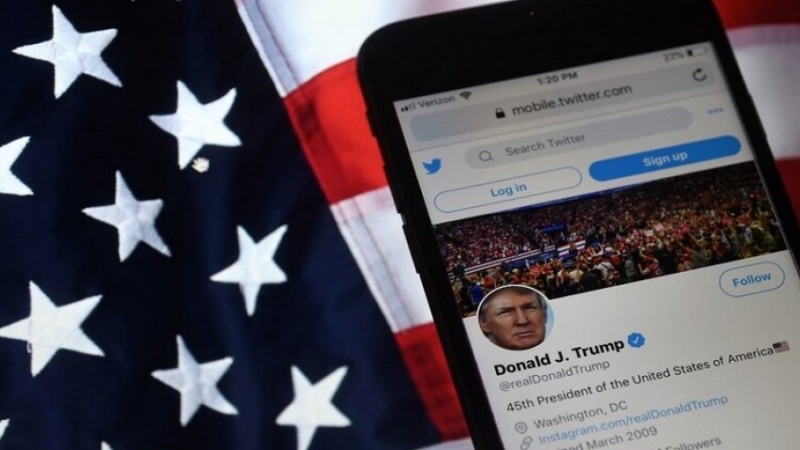 امریکی صدر کے سوشل میڈیا اکاؤنٹ بند کر دئے گئے