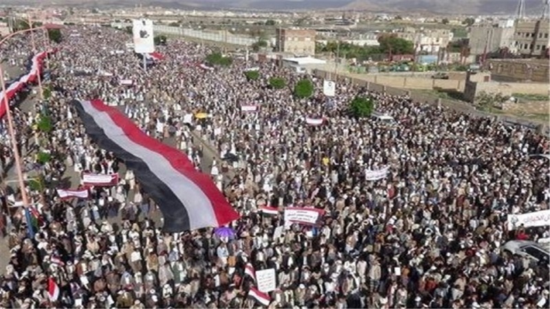 عالمی یوم یمن کے موقع پر پورا یمن سراپا احتجاج