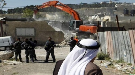 Fələstinlilərin evlərinin dağıdılması sionist rejimin etnik təmizləmə siyasətinin davamıdır