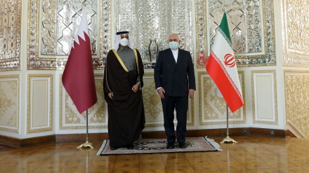 قطر کے وزیرخارجہ کا دورہ تہران 