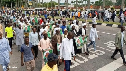 نائیجریا، ابوجا میں شیخ زکزکی کی حمایت میں مظاہرے