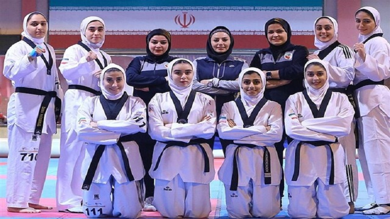 تائی کوڈو مقابلوں میں ایرانی خواتین نے مزید تین تمغے حاصل کرلیے ان