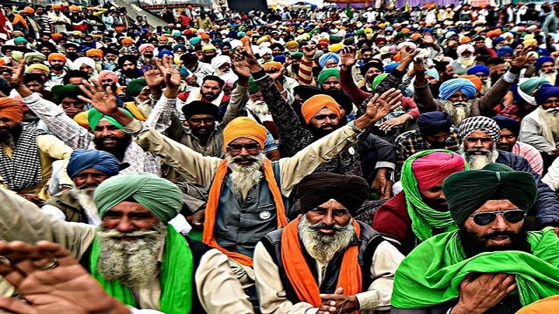ہندوستان میں کسانوں کا تحریک کو وسیع تر کرنے کا اعلان